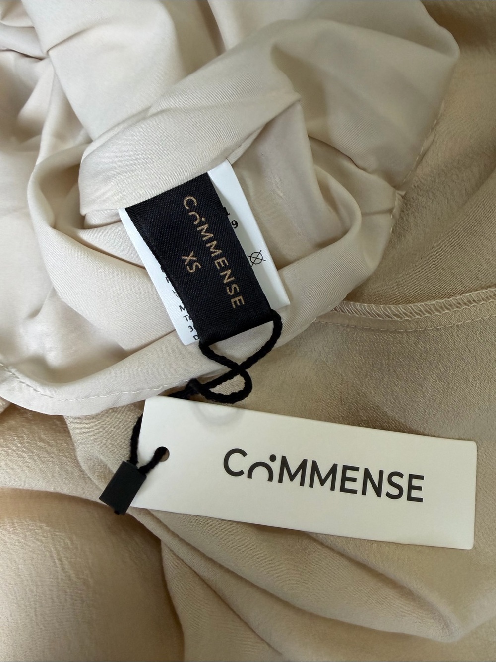 Commense Sleeveless V-Neck Maxi Dress in Cream - Picture 10 of 12